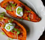 Sweet potato skins