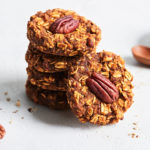 Pumpkin cookies, stacked