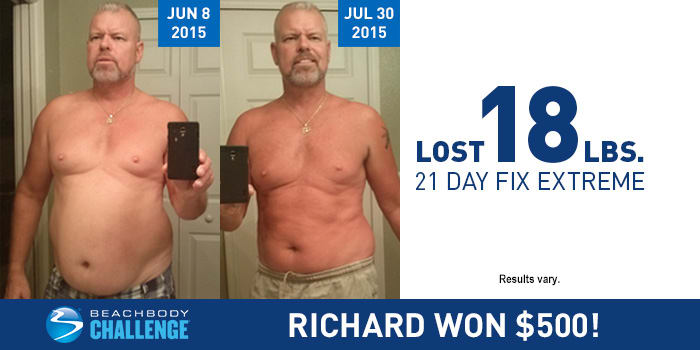 Day Fix EXTREME Results Richard Lost Pounds BODi