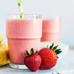 Greek Strawberry Banana Shakeology breakfast smoothie recipe