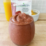 Shakeology smoothie in a glass